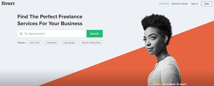 You can find thousands of freelancer by Fiverr