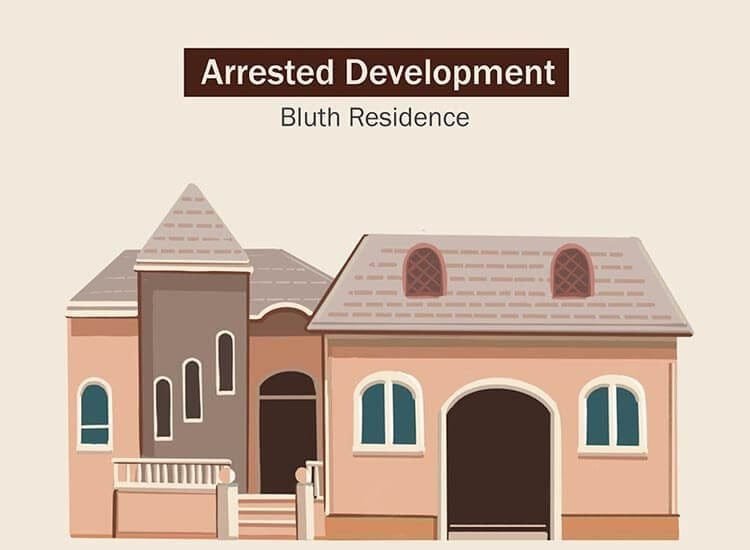 Dizilerin çekildiği evler - Arrested Development — Bluth'ın Evi