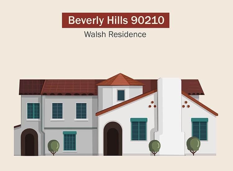 Dizilerin çekildiği evler - Beverly Hills 90210 — Walsh residence