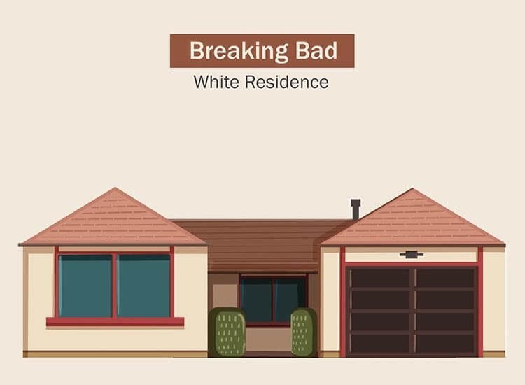 Dizilerin çekildiği evler - Breaking Bad — White'ın Evi