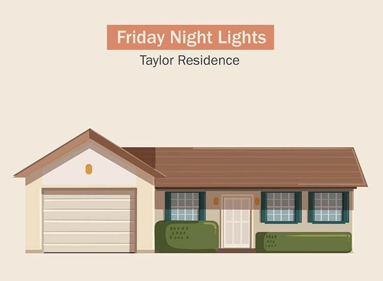 Yabancı diziler nerede çekildi - Friday Night Lights — Coach Taylor’ın Evi