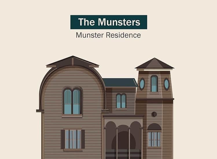 Dizilerin çekildiği yerler - The Munsters — Munster Evi