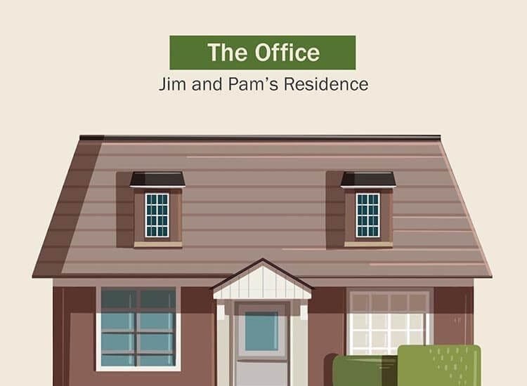 Diziler Bu Evlerde Çekildi - The Office — Jim ve Pam’in Evi