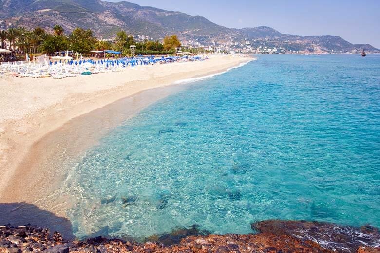 Türkiye'nin en temiz plajları - Kleopatra Plajı, Alanya